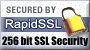 Secured by RapidSSL